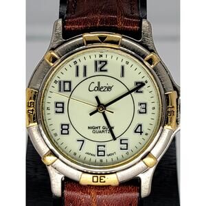 Vintage Colezio Night Glow Quartz Watch: A Retro Timepiece